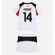 AC Milan Luka Modric #14 Replike Gostujuci Dres za djecu 2025-26 Kratak Rukav (+ Kratke hlače)